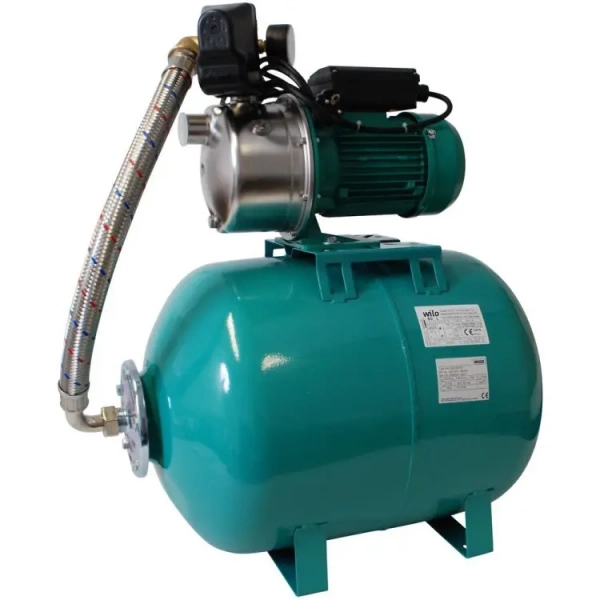 Установка насосная HWJ 50 L 204 EM; 1,1кВт; 220В; 5м3/ч; Н=48м; бак мемб. 50л; Wilo; 2451060 